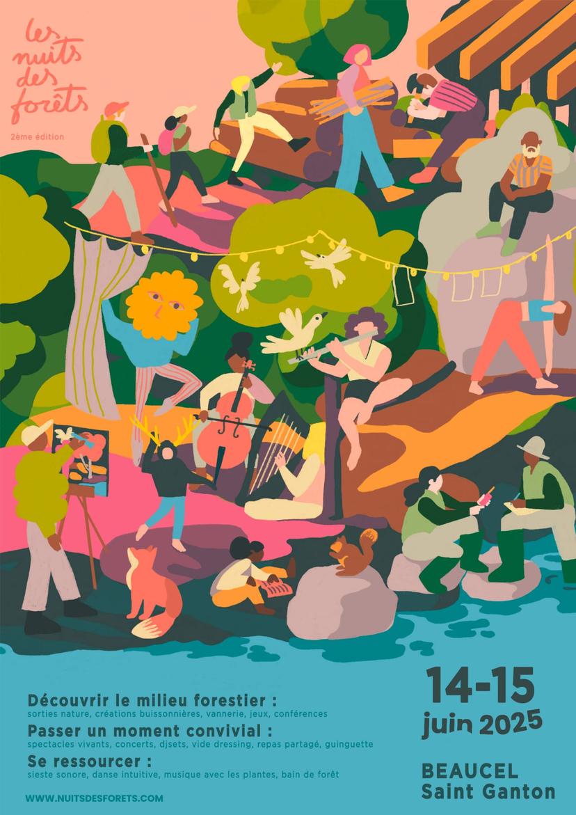 Le point de rosée et les nuits des forêts