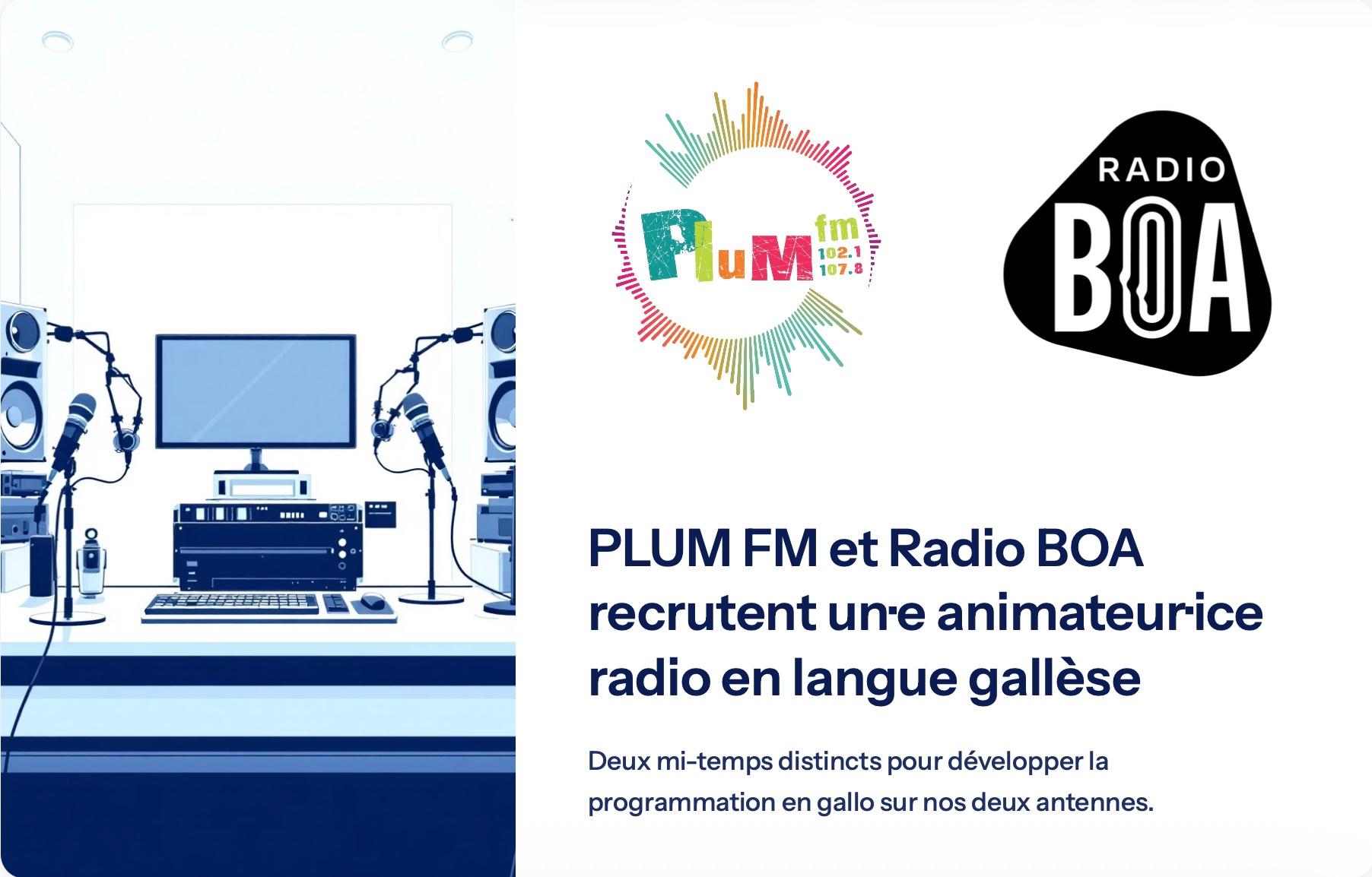 🔔PLUM FM & RADIO BOA RECRUTENT / GALLO 📢